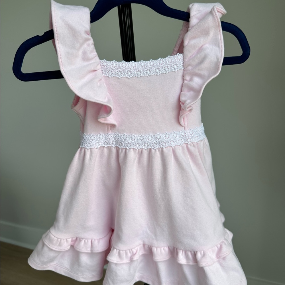Janie and Jack Pink Ruffle Baby Dress